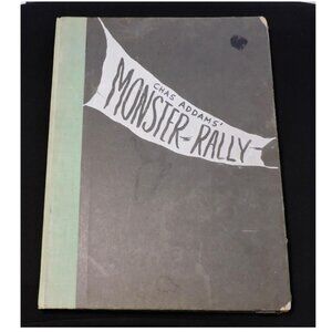 Monster Rally Hard Cover Book Chas Addams Copyright 1950 Addams Family TV Series